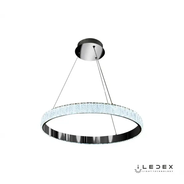 Светильник iLedex MD7212-36A CR CRYSTAL ICE — хром, ракурс 3