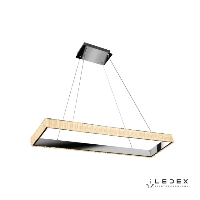 Светильник iLedex MD7212-40B CR CRYSTAL ICE — хром, ракурс 2