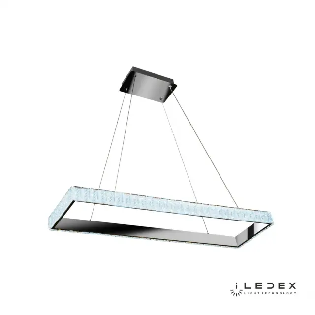 Светильник iLedex MD7212-40B CR CRYSTAL ICE — хром, ракурс 3