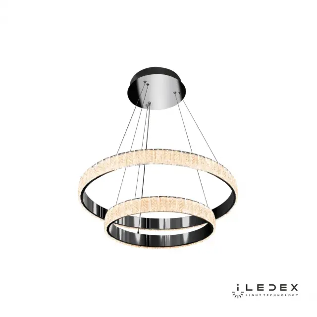 Светильник iLedex MD7212-60A CR CRYSTAL ICE — хром, ракурс 2