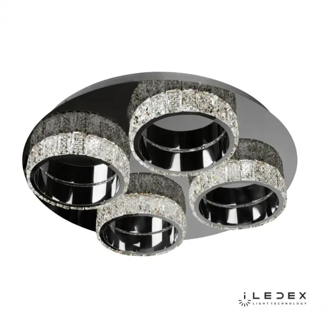 Люстра iLedex MX7212-36 CR CRYSTAL ICE — хром
