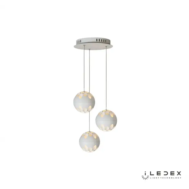 Светильник iLedex P1009-3 WH MOB — белый, ракурс 2