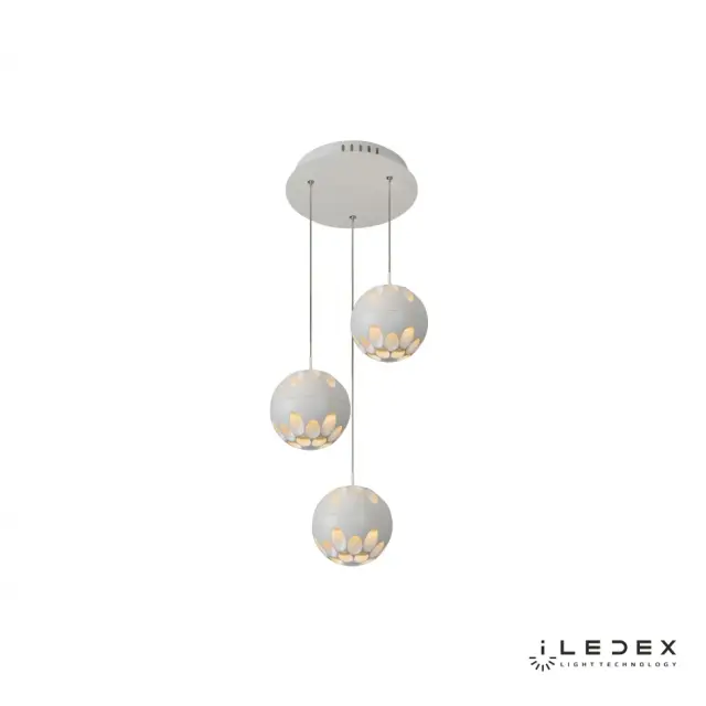 Светильник iLedex P1009-3 WH MOB — белый, ракурс 3