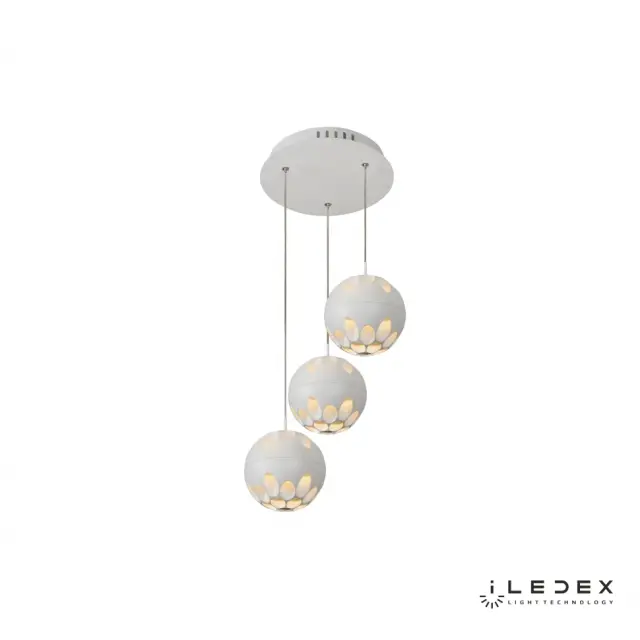 Светильник iLedex P1009-3 WH MOB — белый, ракурс 4
