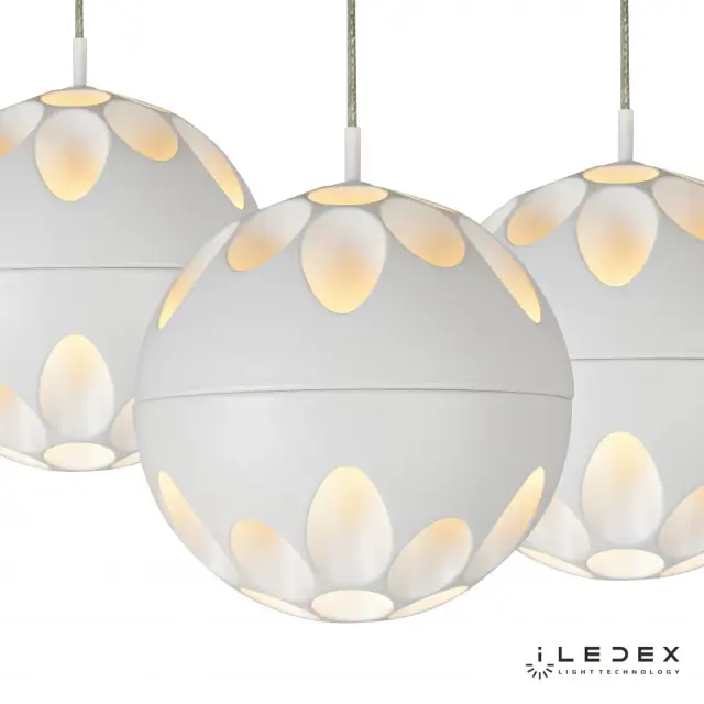 Светильник iLedex P1009-3 WH MOB — белый, ракурс 5