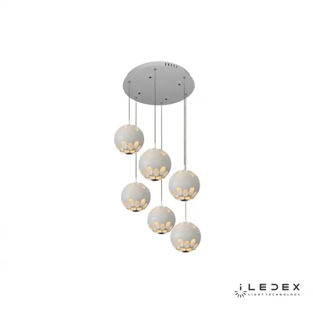 Светильник iLedex P1009-6 WH MOB — белый, ракурс 3
