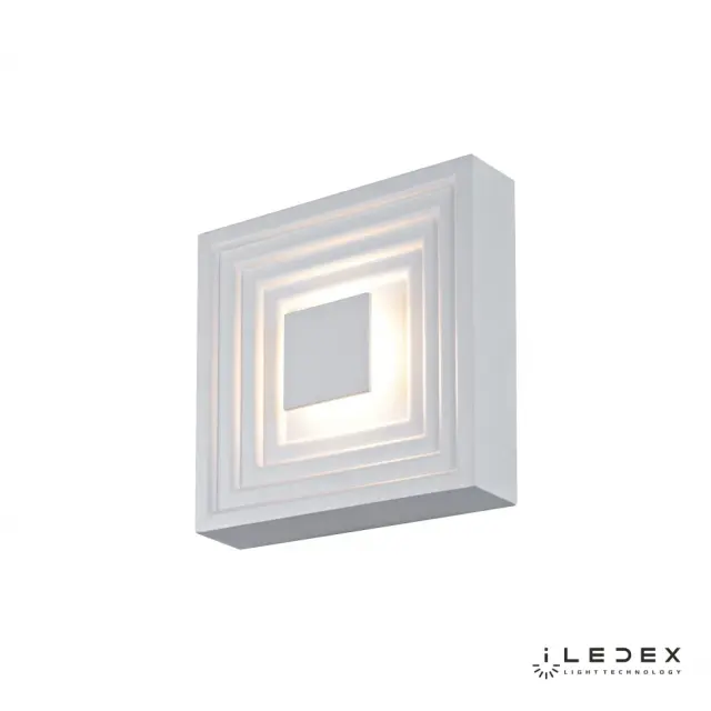 Бра iLedex SMD-926412 WH-3000K ECLIPSE — белый, ракурс 3