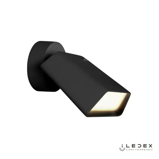 Бра iLedex W1031 BK CRUNK — черный, ракурс 3