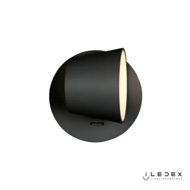Бра iLedex W1118-1S BK FLEXIN — черный, ракурс 4
