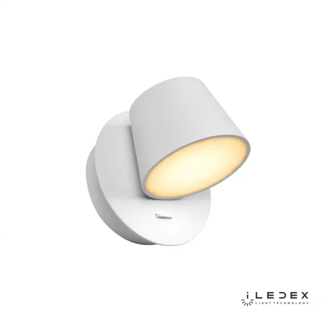 Бра iLedex W1118-1S WH FLEXIN — белый, ракурс 2
