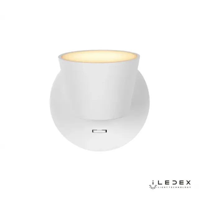 Бра iLedex W1118-1S WH FLEXIN — белый, ракурс 3