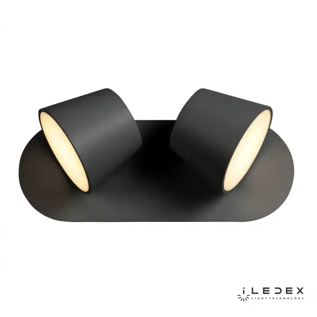 Бра iLedex W1118-2AS BK FLEXIN — черный, ракурс 3