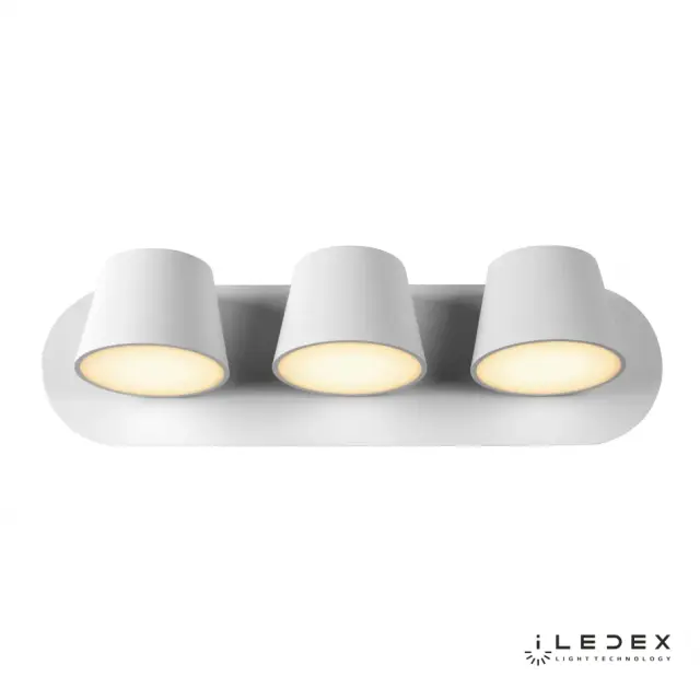 Бра iLedex W1118-3AS WH FLEXIN — белый, ракурс 2