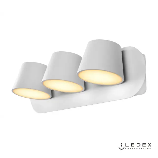 Бра iLedex W1118-3AS WH FLEXIN — белый, ракурс 3