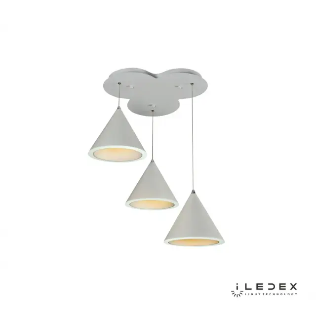 Светильник iLedex WL 8858-3B WH MOON — белый