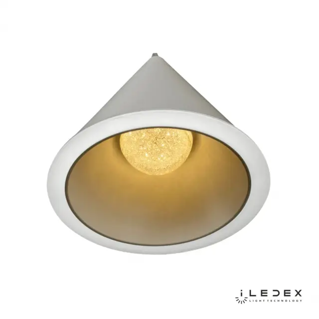 Светильник iLedex WL 8858-3B WH MOON — белый, ракурс 2