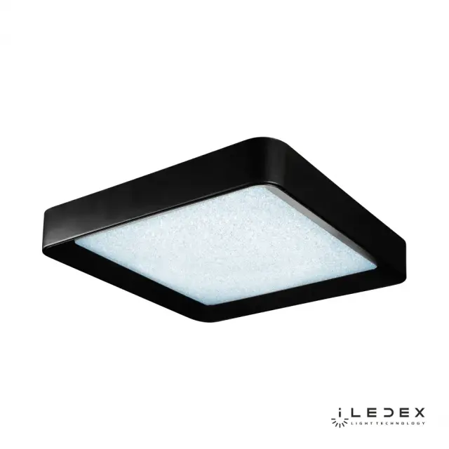 Светильник iLedex WL X8839-500x500 BK STARDUST — черный, ракурс 3