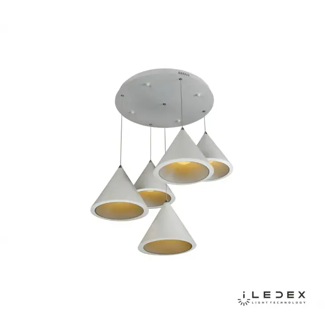 Светильник iLedex WL8858-5 WH MOON — белый