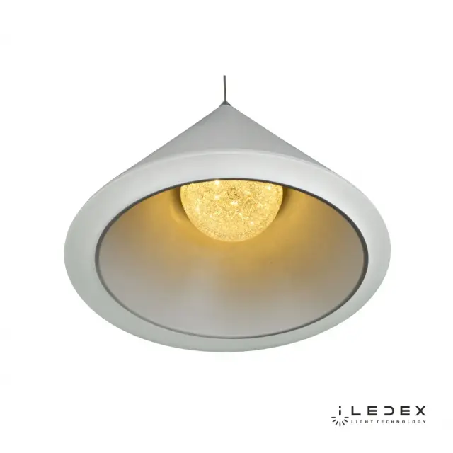 Светильник iLedex WL8858-5 WH MOON — белый, ракурс 4