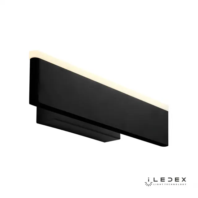 Бра iLedex WLB8270 BK TWIRL — черный, ракурс 2