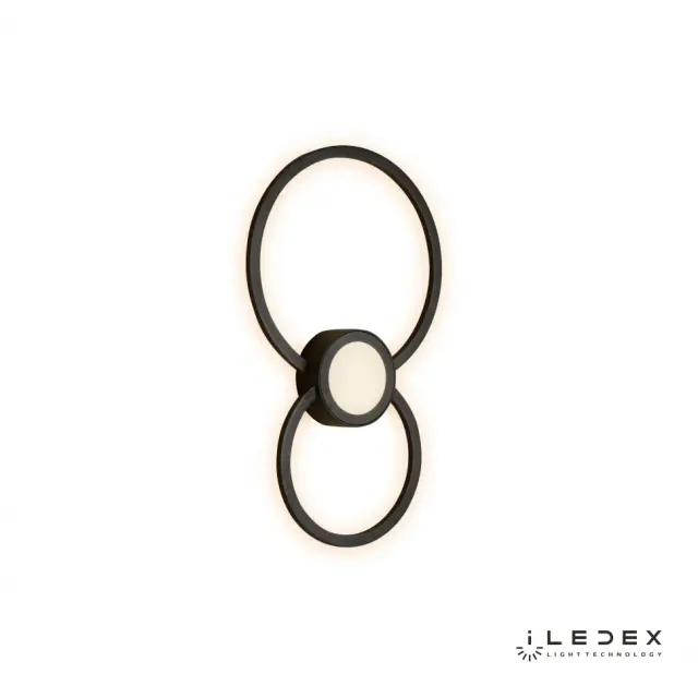 Бра iLedex X046124 24W 3000K BK GALAXY — черный