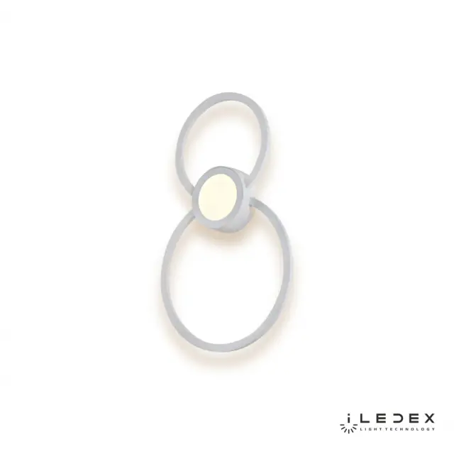 Бра iLedex X046124 24W 3000K WH GALAXY — белый, ракурс 2