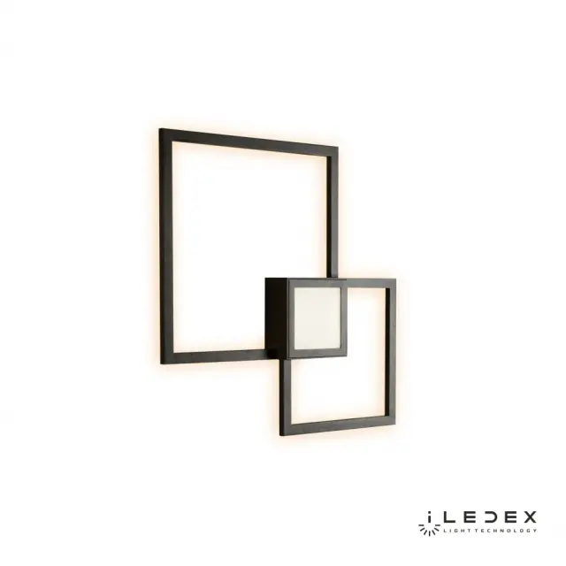 Бра iLedex X046224 24W 3000K BK GALAXY — черный