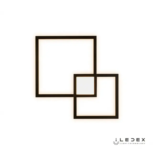 Бра iLedex X046224 24W 3000K BK GALAXY — черный, ракурс 2