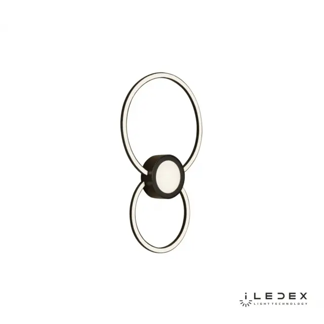 Бра iLedex X046324 24W 3000K BK GALAXY — черный