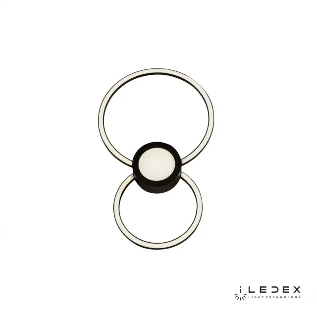 Бра iLedex X046324 24W 3000K BK GALAXY — черный, ракурс 3