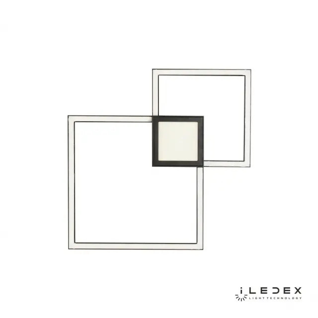 Бра iLedex X046424 24W 3000K BK GALAXY — черный, ракурс 2