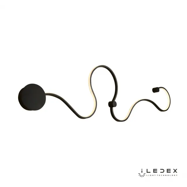 Бра iLedex X054316 BK LAUNCH — черный, ракурс 2