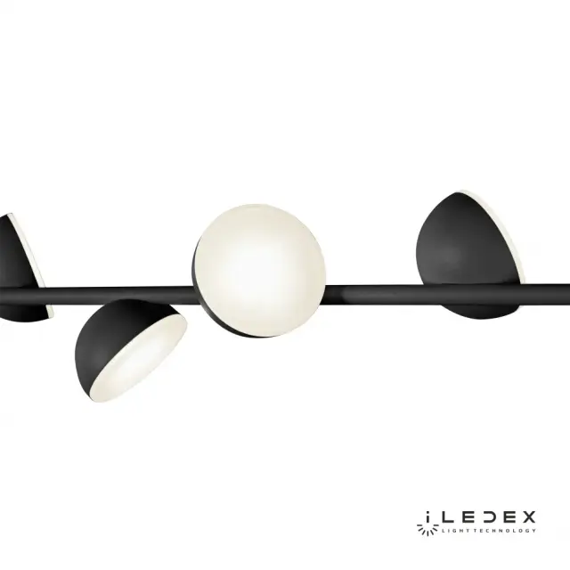 Светильник iLedex X088136 BK INEFABLE — черный, ракурс 3
