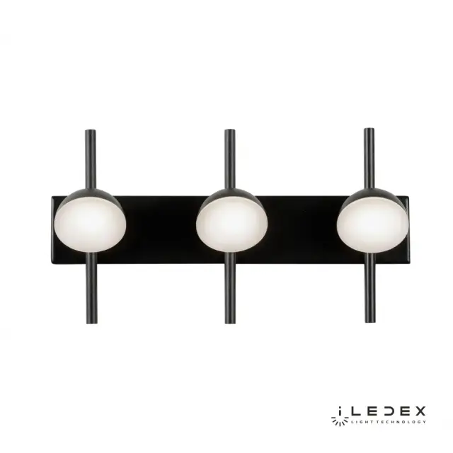 Бра iLedex X088209 9W BK INEFABLE — черный, ракурс 2