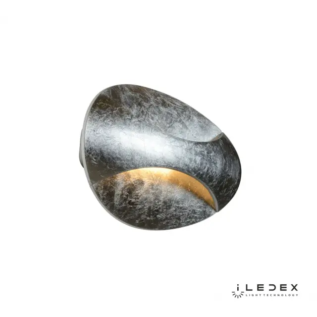Бра iLedex ZD7151-6W Silver FLUX — серебряный, ракурс 3