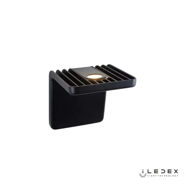 Бра iLedex ZD8006-10W BK SCOOP — черный, ракурс 3