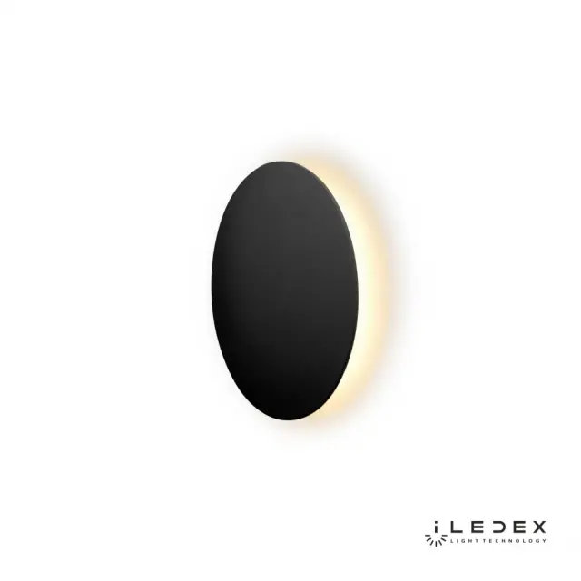 Бра iLedex ZD8102-12W BK LUNAR — черный, ракурс 2