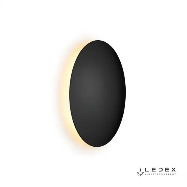 Бра iLedex ZD8102-18W BK LUNAR — черный, ракурс 3