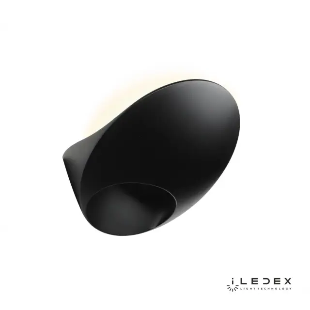 Бра iLedex ZD8152-6W BK LIGHT FLUX — черный, ракурс 3