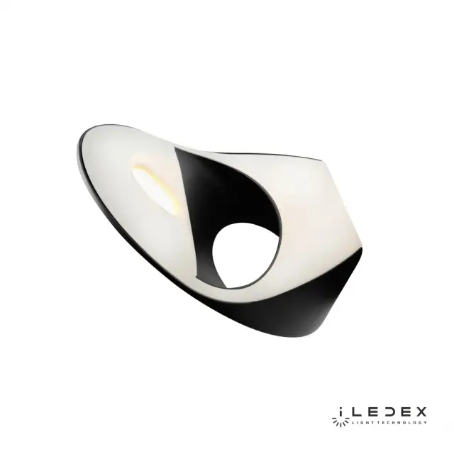 Бра iLedex ZD8152-6W BK LIGHT FLUX — черный, ракурс 4