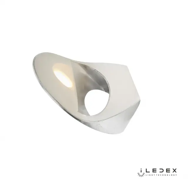Бра iLedex ZD8152-6W Silver LIGHT FLUX — серебряный, ракурс 2