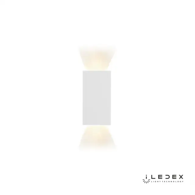Бра iLedex ZD8160-12W WH DOUBLE — белый, ракурс 2