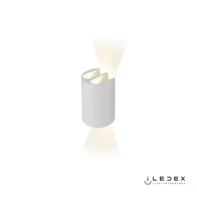 Бра iLedex ZD8161-12W WH DOUBLE — белый, ракурс 3