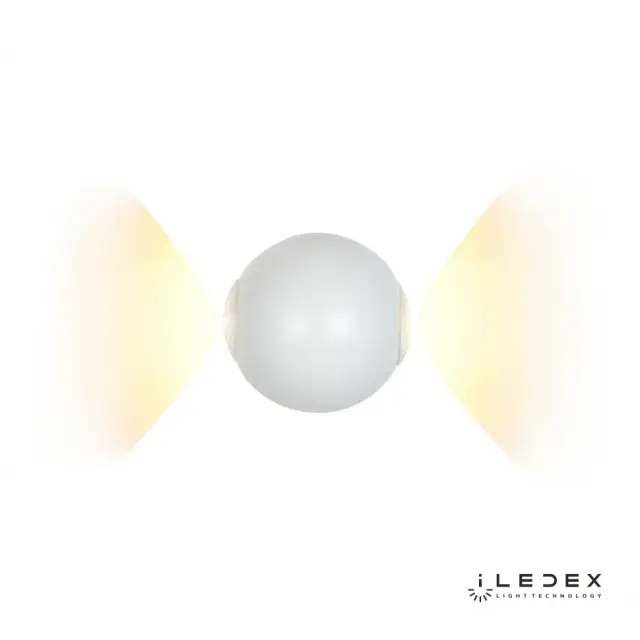 Бра iLedex ZD8168-6W WH RAINBOW — белый, ракурс 4