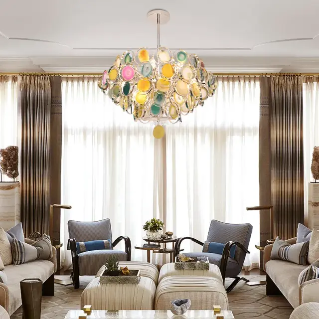 Люстра Imperium Loft 101279-26 AGATE — золотой, ракурс 13