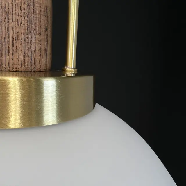 Светильник Imperium Loft 101295-26 ARC GLOBE — латунь, ракурс 2