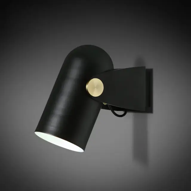 Бра Imperium Loft 101388-26 CARRONADE — черный, ракурс 3
