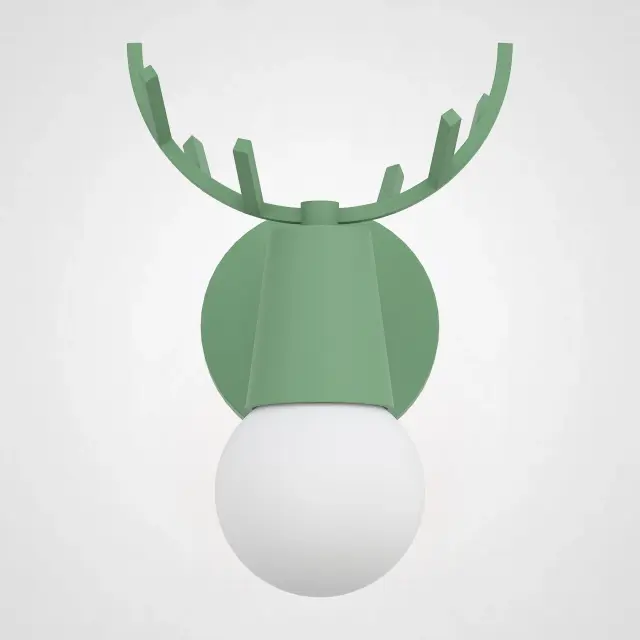 Бра Imperium Loft 101507-26 DEER — зеленый, ракурс 3