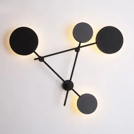 Бра Imperium Loft 101537-26 IRIDE BERNHARDT DOTS — черный, ракурс 2