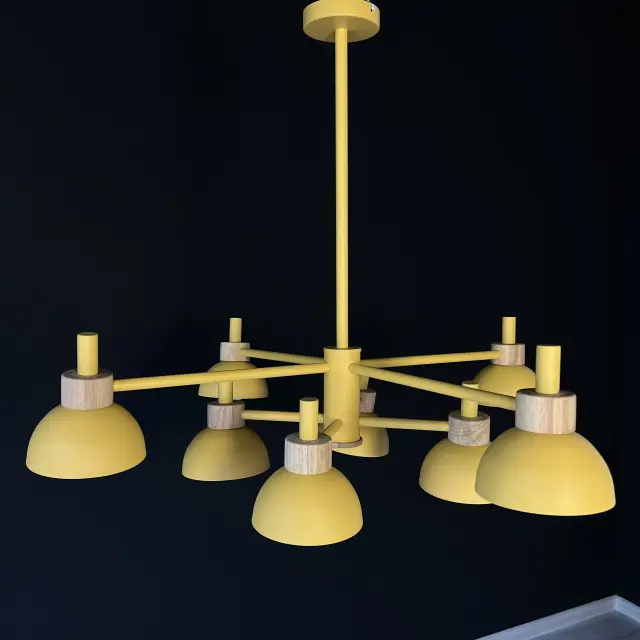 Люстра Imperium Loft 101568-26 FANTA — желтый, ракурс 3
